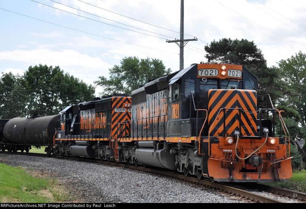 Interchange run takes the connector to enter the yard